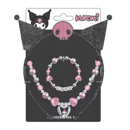 Hello Kitty Kuromi ékszer és hajpánt szett