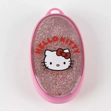Hello Kitty Pink csillámos hajkefe 13 cm