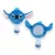 Disney Lilo és Stitch, A csillagkutya Blue mini plüss hajkefe 13 cm