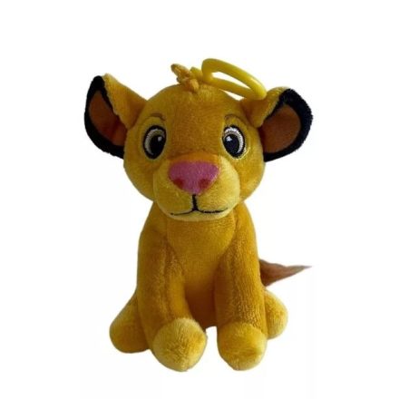 Disney Az Oroszlánkirály Simba 3D plüss figura akasztóval 13 cm