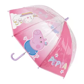 Peppa malac Unicorn gyerek átlátszó esernyő Ø71 cm