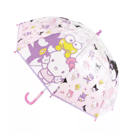 Hello Kitty Happy Friends gyerek átlátszó esernyő Ø71 cm