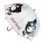 Hello Kitty Kuromi gyerek átlátszó esernyő Ø71 cm