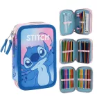 Disney Lilo és Stitch, A csillagkutya Galaxy tolltartó töltött 3 emeletes
