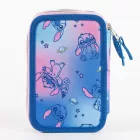 Disney Lilo és Stitch, A csillagkutya Galaxy tolltartó töltött 3 emeletes