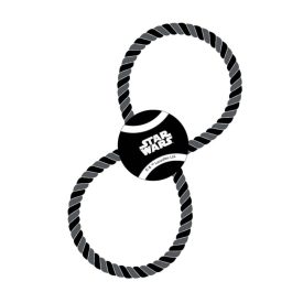 Star Wars Black teniszlabda és kötél kutyajáték