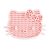 Hello Kitty Pink szilikon etetőszőnyeg 18 cm