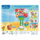 Interaktív kosárlabda palánk Fun Animal Clementoni