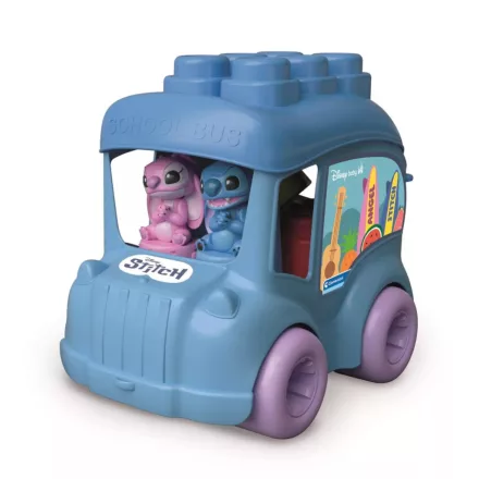 Disney Lilo és Stitch, A csillagkutya Clemmy szenzoros formaválogató busz Clementoni