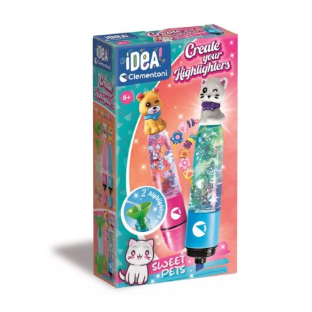 Színes Sweet Pets szövegkiemelő készlet Clementoni