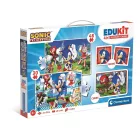 Sonic a sündisznó Characters 4 az 1-ben játékgyűjtemény Clementoni