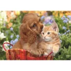 Állatos Cute Friends 104 db-os maxi puzzle Clementoni