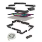 Stranger Things Upside Down 520 db-os puzzle LED-es keretben Clementoni