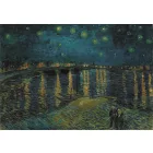 Művészet Starry Night Over the Rhône 1000 db-os Compact puzzle Clementoni