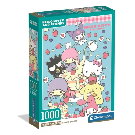 Hello Kitty Pancake 1000 db-os Compact puzzle Clementoni