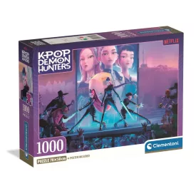   K-pop Démonvadászok Stage Warriors 1000 db-os Compact puzzle Clementoni