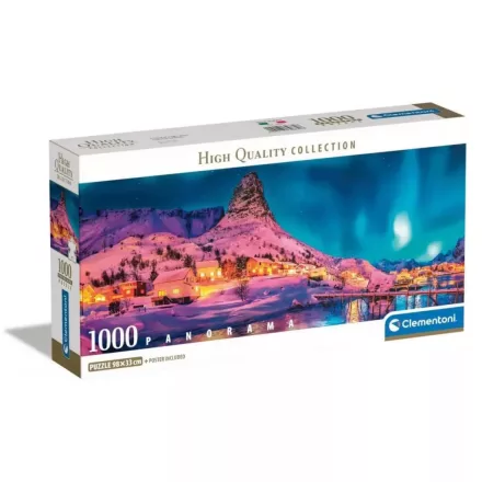 Norvégia Lofoten 1000 db-os panoráma puzzle Clementoni
