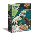 Világító dinoszaurusz Archeo Fun T-Rex régészeti készlet Clementoni