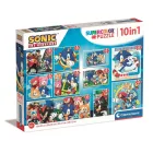 Sonic a sündisznó Heroes Rivals 10 az 1-ben puzzle Clementoni