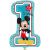 Disney Mickey Első születésnap fólia lufi 71 cm