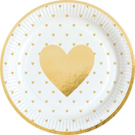 Szerelem Everyday papírtányér 8 db-os 23 cm