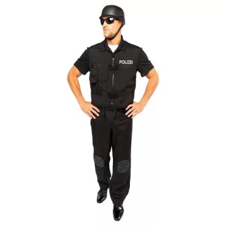 Német rendőr Swat felnőtt jelmez S