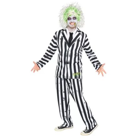 Beetlejuice Striped felnőtt jelmez L