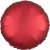 Piros Dark Red kör fólia lufi 43 cm
