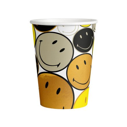 Emoji Smiley Originals papír pohár 8 db-os 250 ml