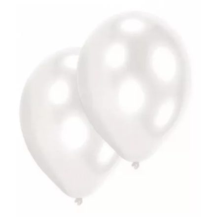 Pearl White léggömb, lufi 10 db-os 11 inch (27,5 cm)