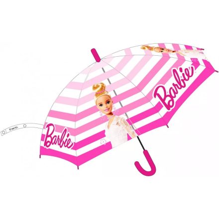 Barbie gyerek félautomata átlátszó esernyő Ø74 cm
