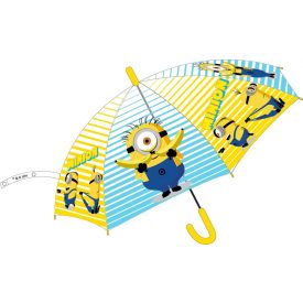 Minyonok gyerek félautomata esernyő Ø68 cm