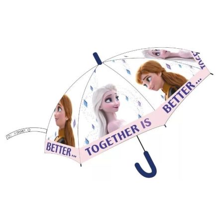 Disney Jégvarázs gyerek átlátszó félautomata esernyő Ø68 cm
