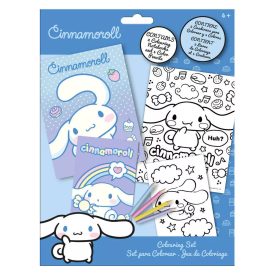 Hello Kitty Cinnamoroll színező szett matricával