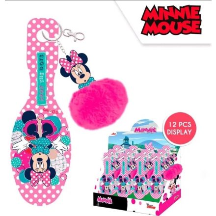 Disney Minnie mini hajkefe pompom dísszel 