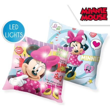 Disney Minnie LED világító párna, díszpárna 40*40 cm