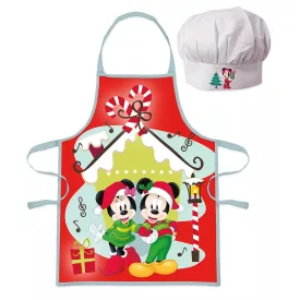   Disney Minnie, Mickey karácsonyi gyerek kötény 2 darabos szett
