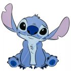 Disney Lilo és Stitch, A csillagkutya Cute XL falióra 50 cm