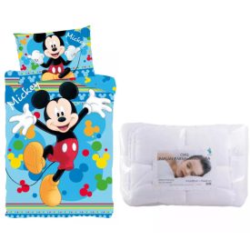   Disney Mickey Joyful ágynemű szett ovis 100x135cm, 40x60 cm 