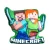 Minecraft Duo 3D formapárna, díszpárna 40 cm