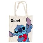 Disney Lilo és Stitch, A csillagkutya Heart vászontáska, bevásárlótáska 44 cm