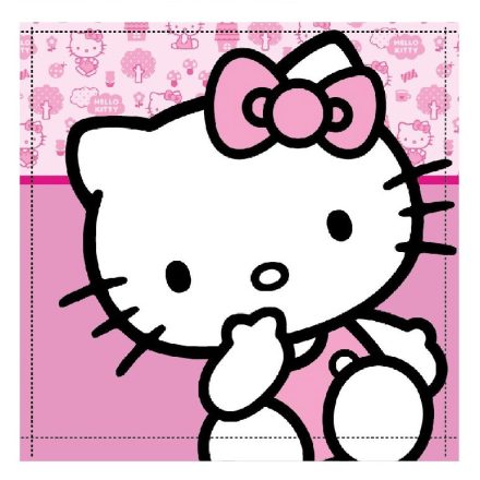 Hello Kitty Cutie kéztörlő, arctörlő, törölköző 30x30cm