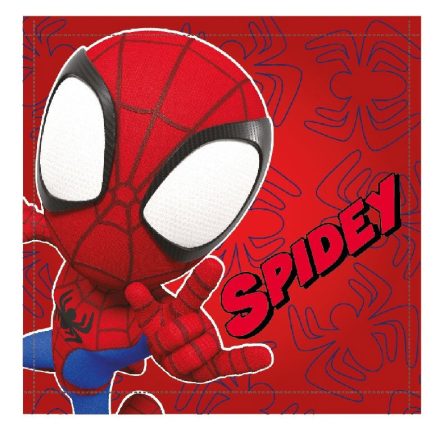 Pókember Spidey Red kéztörlő, arctörlő, törölköző 30x30cm