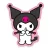 Hello Kitty Kuromi 3D formapárna, díszpárna 40 cm