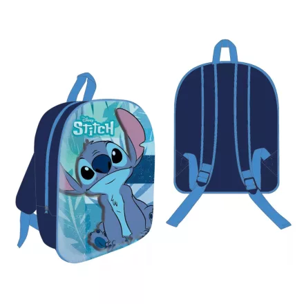 Disney Lilo és Stitch, A csillagkutya Blue Vibes 3D hátizsák, táska 30 cm