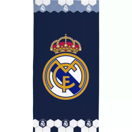 Real Madrid Hexa Design fürdőlepedő, strand törölköző 70x140cm (Fast Dry)