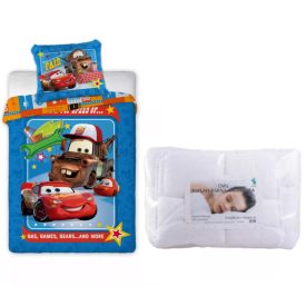   Disney Verdák Fair ágynemű szett ovis 100x135cm, 40x60 cm 