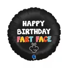 Happy Birthday Fart Face fólia lufi 46 cm