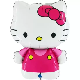 Hello Kitty Fuxia fólia lufi 64 cm