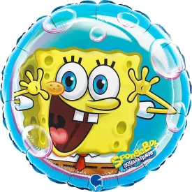 SpongyaBob Bubbles fólia lufi 46 cm